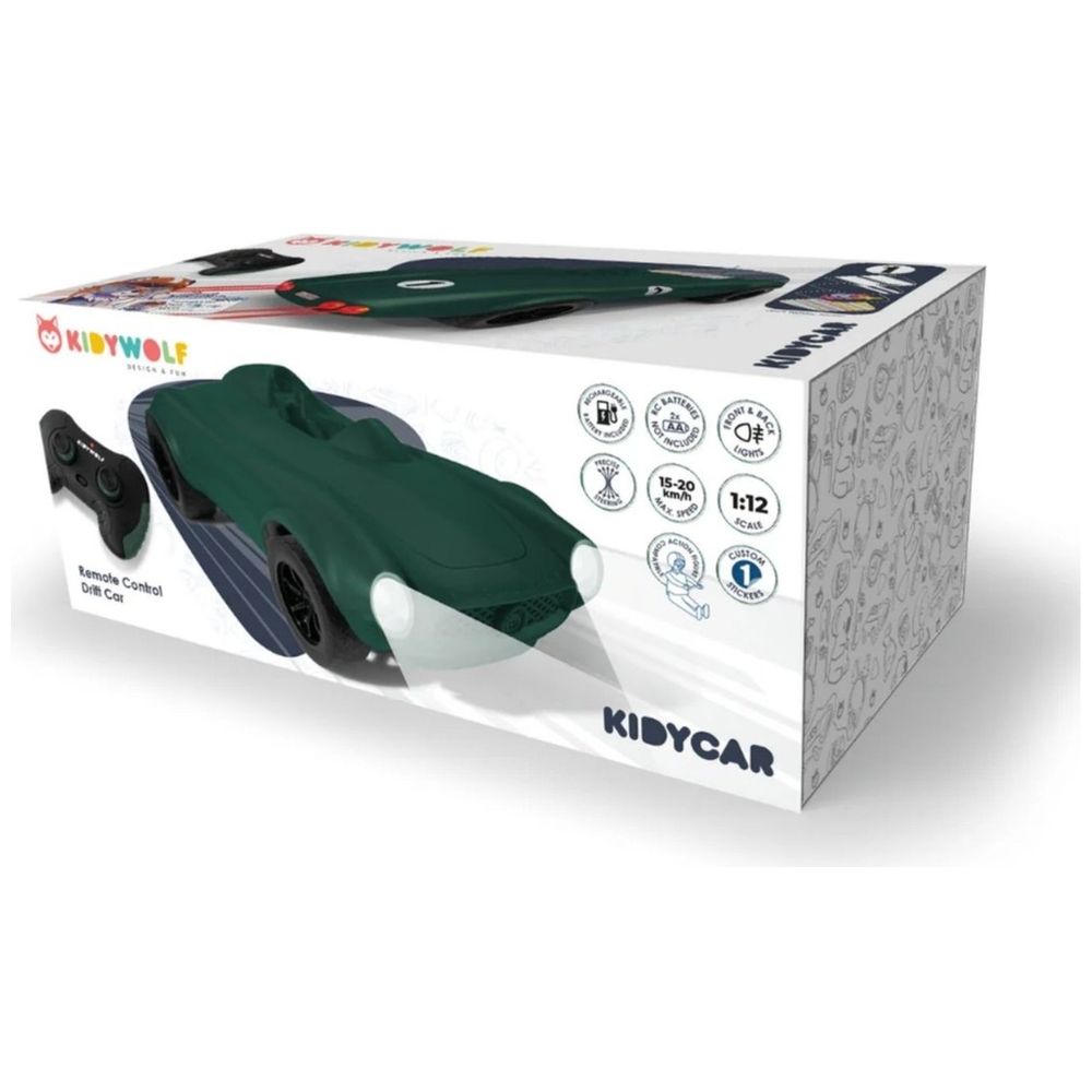 كيديوولف - سيارة كيديكار للتحكم عن بُعد - خضراء