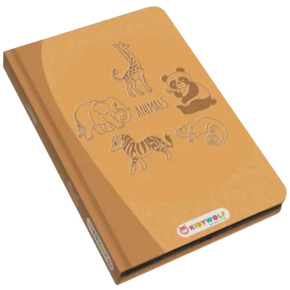 كيدي درو - دفتر تتبع صغير بشاشة LCD - حيوانات