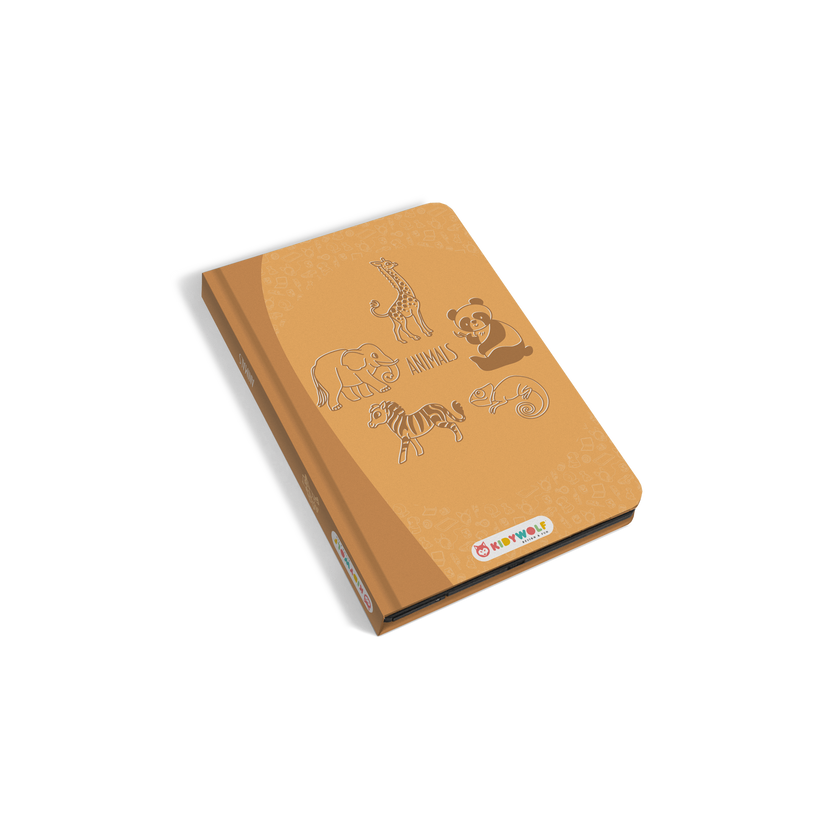 كيدي درو - دفتر تتبع صغير بشاشة LCD - حيوانات