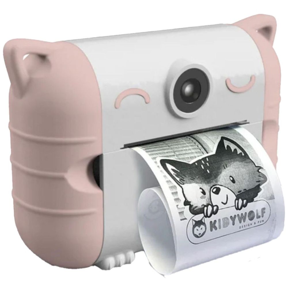 Kidywolf - Kidprint Thermal Printing Camera - Pink