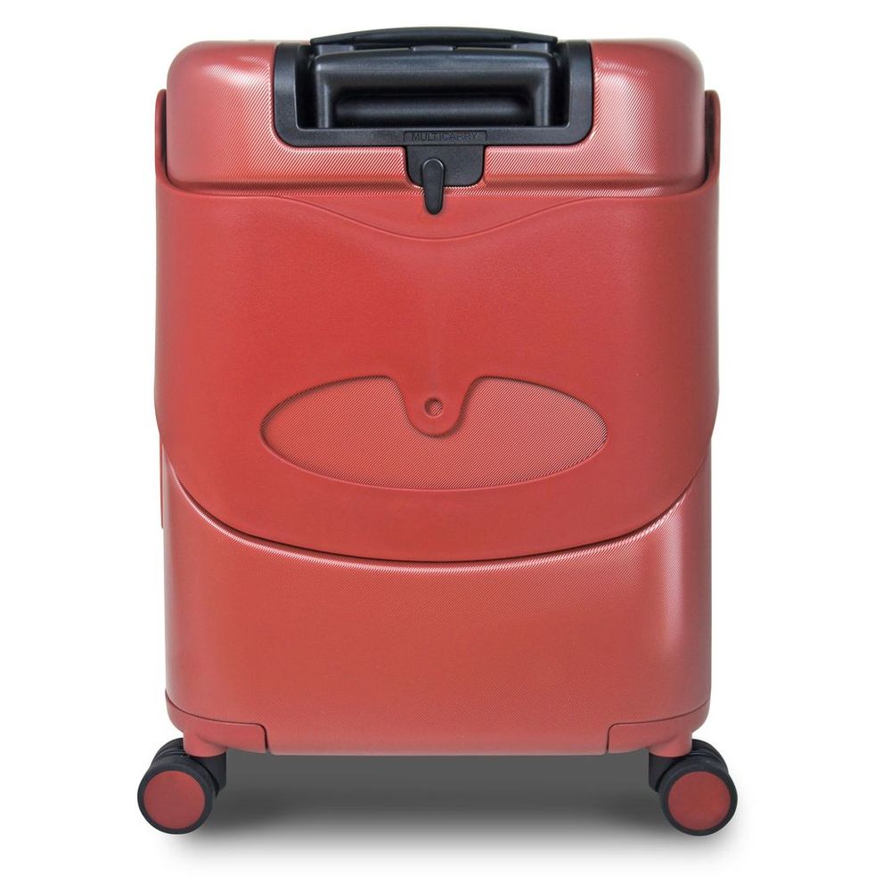 Miamily Carry-On Luggage Trolley Bag - Maroon Red - 18-Inch