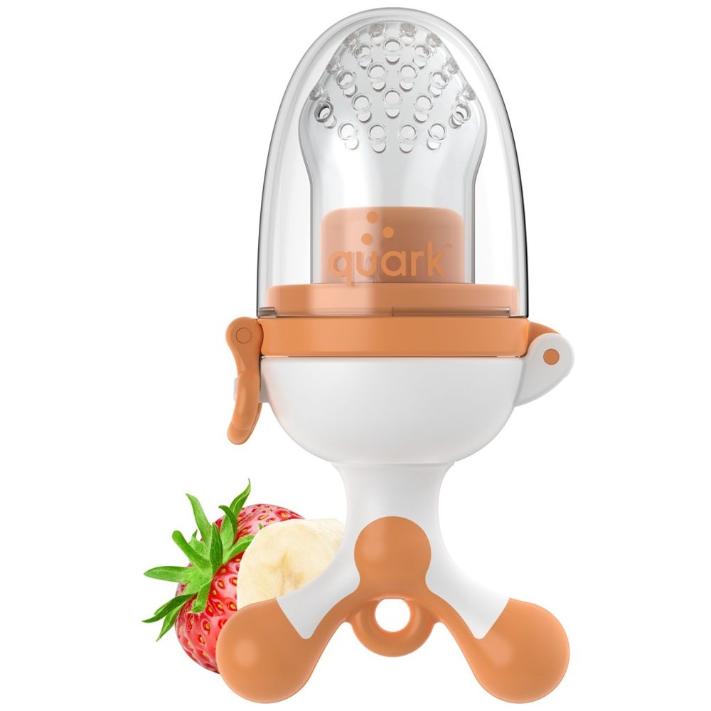 Quark Fruuti Silicone Fruit Feeder - Orange