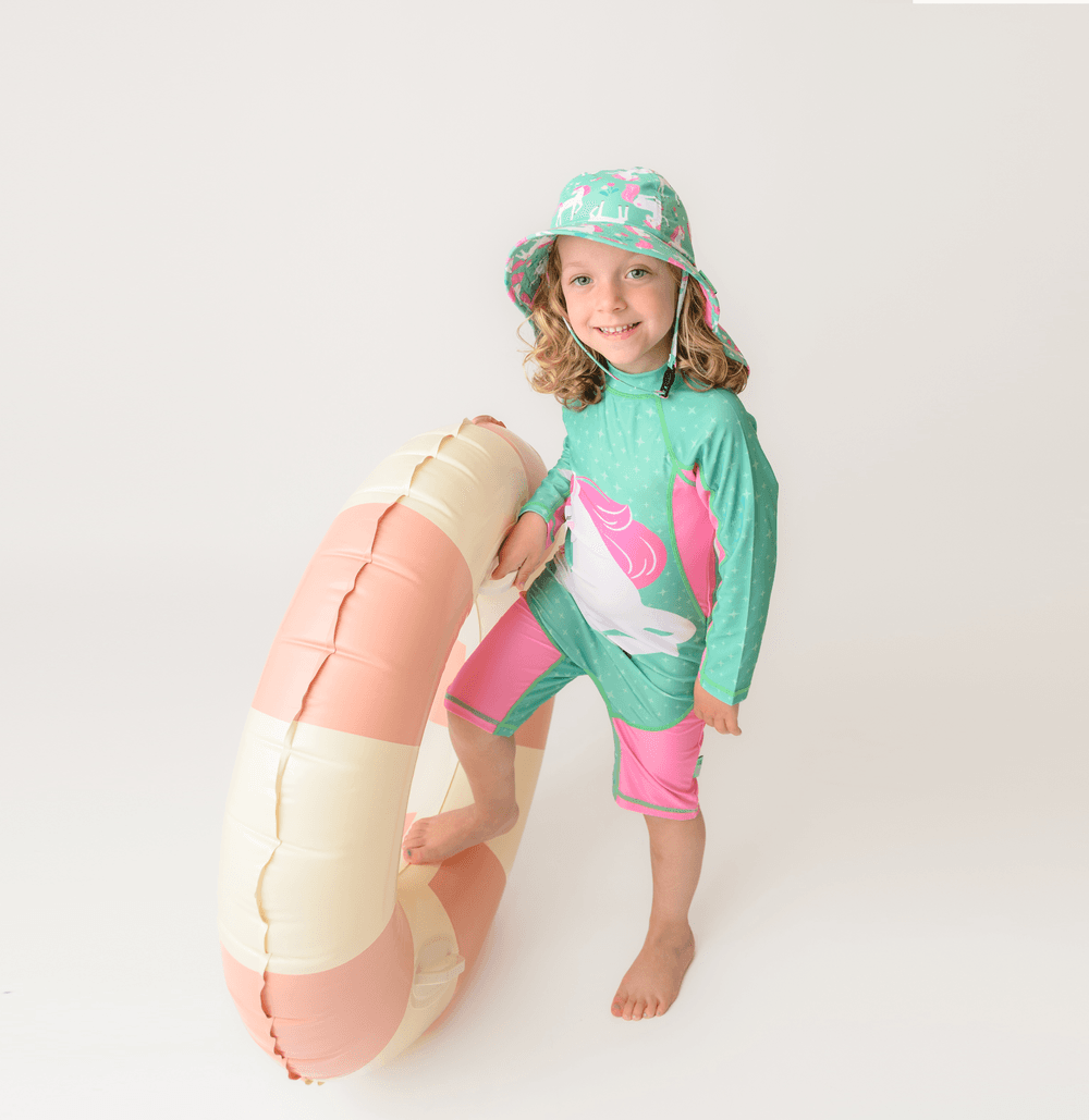 زوكيني - لباس سباحة واقي من الشمس - عامل حماية من الشمس 50+ - يونيتي ذا يونيكورن