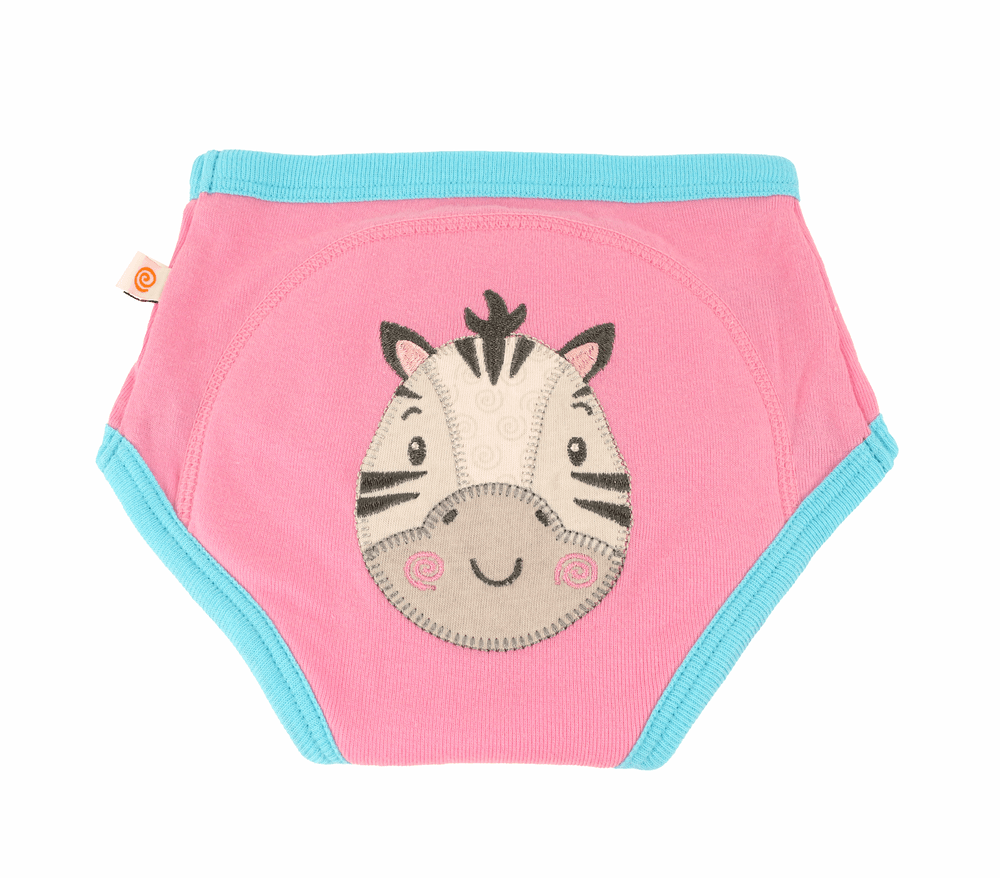 Zoocchini - Toddler Organic Potty Training Pants - Zoo Friends - Pack of 3_3-4 yrs