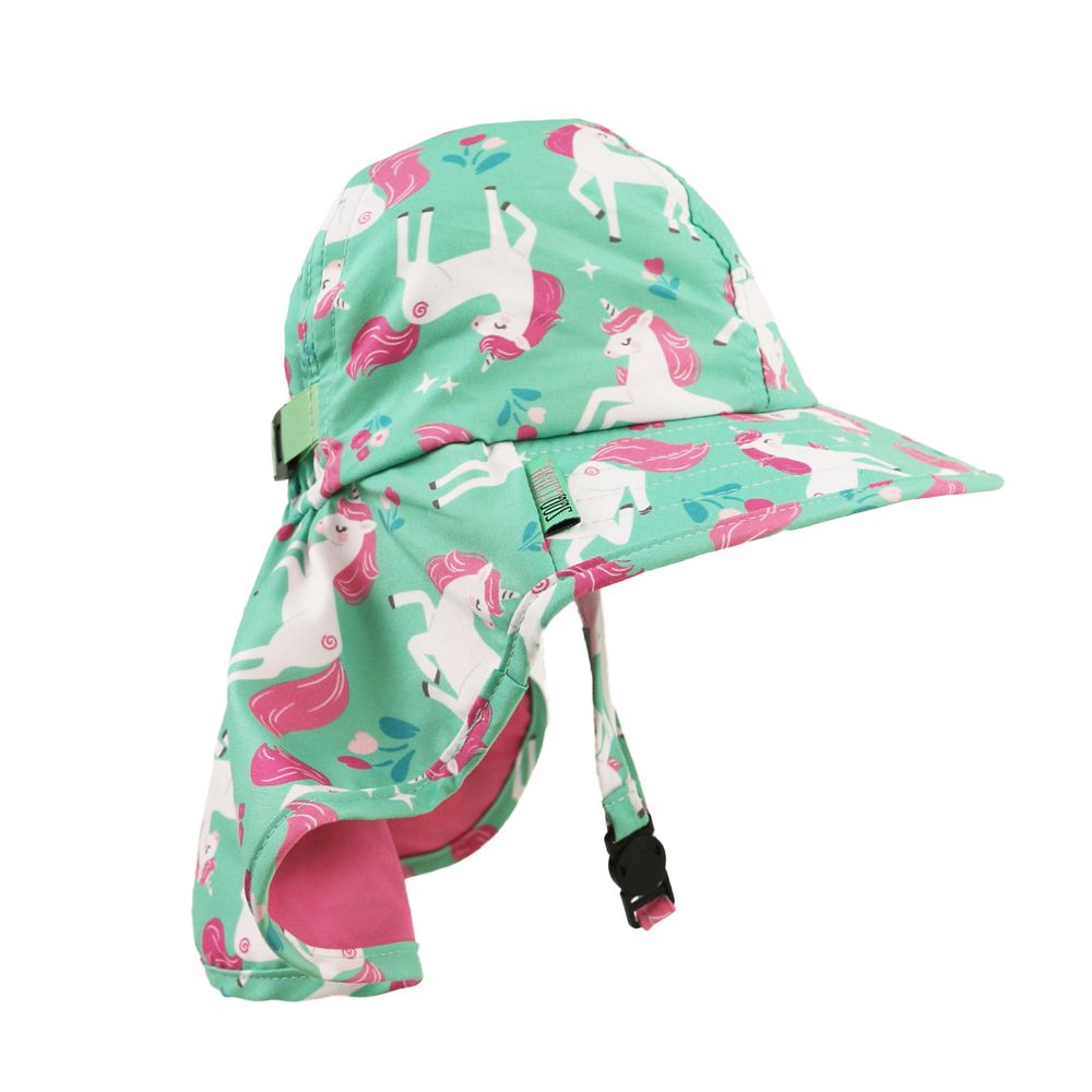 Zoocchini - Girl's Cape Sun Hat - Unity The Unicorn