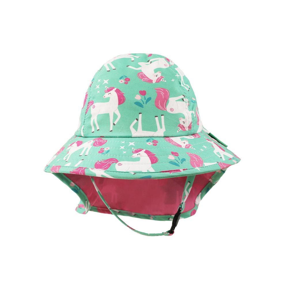 Zoocchini - Girl's Cape Sun Hat - Unity The Unicorn