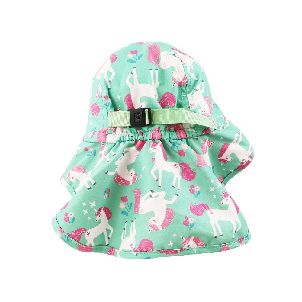 Zoocchini - Girl's Cape Sun Hat - Unity The Unicorn