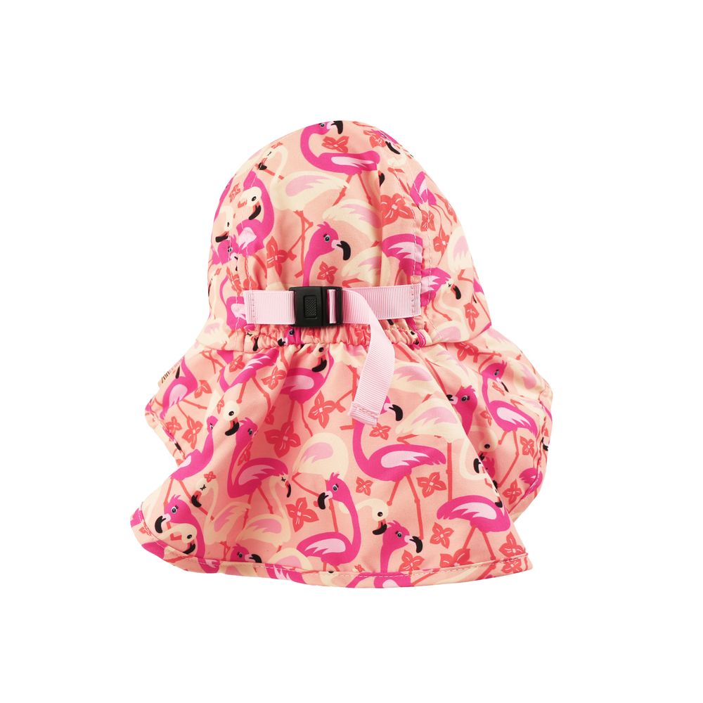 Zoocchini - Girl's Cape Sun Hat - Franny The Flamingo