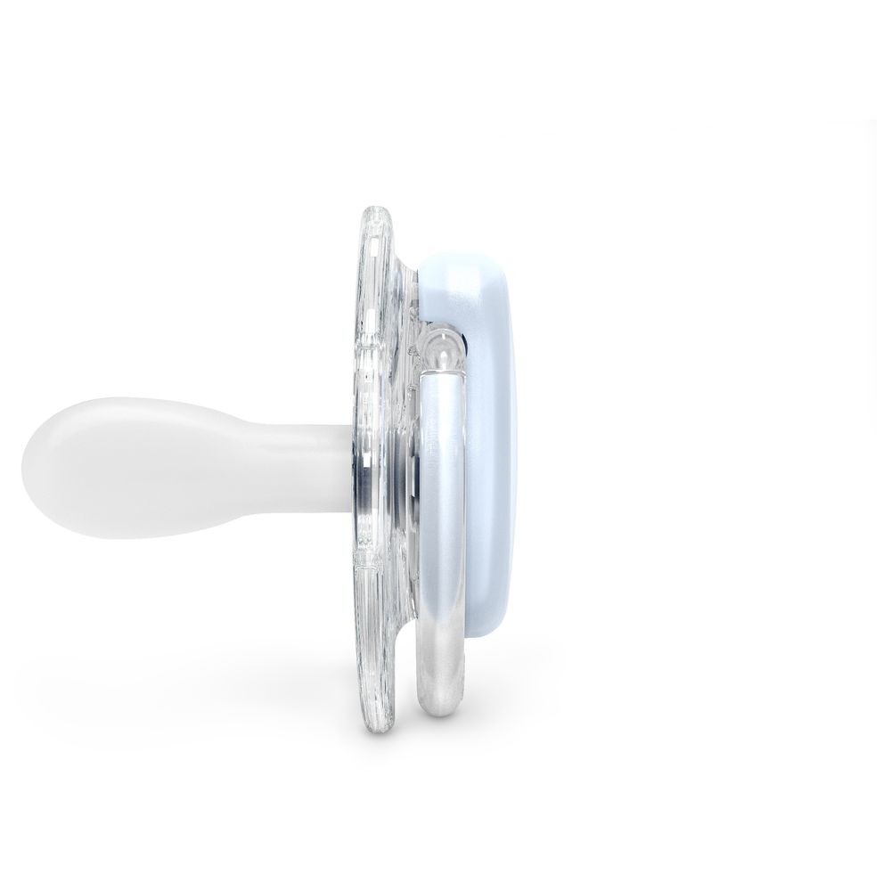 سوافينكس - لهاية بويتري بحلمة سيليكون فسيولوجية اس اكس برو - أزرق - 0-6 أشهر