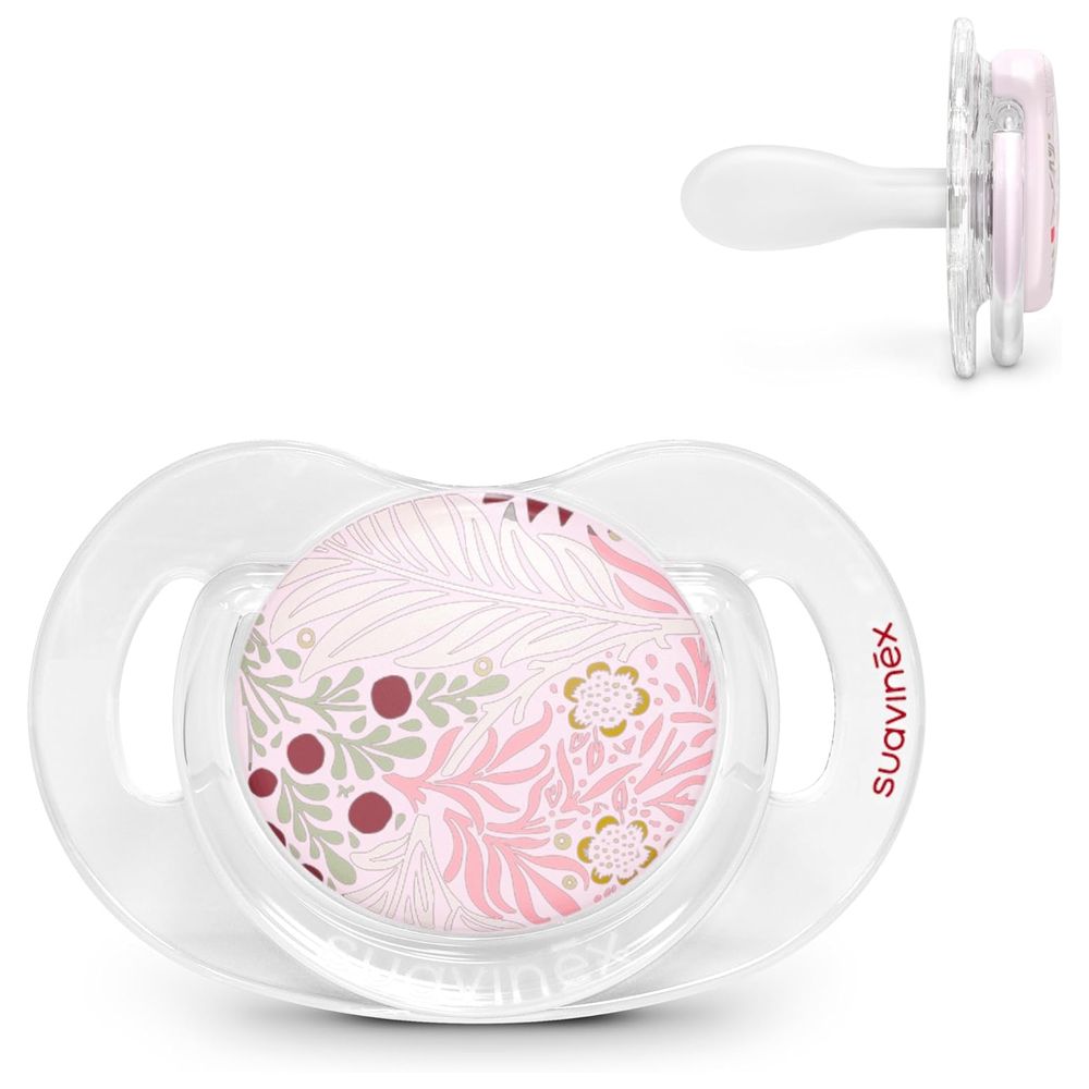 سوافينكس - لهاية بويتري بحلمة سيليكون فسيولوجية اس اكس برو - وردي - 18+ شهر