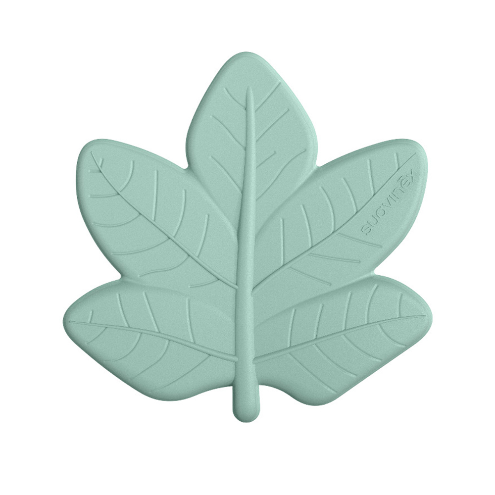 Suavinex - Poetry Silicone Forest Leaf Teether - Green