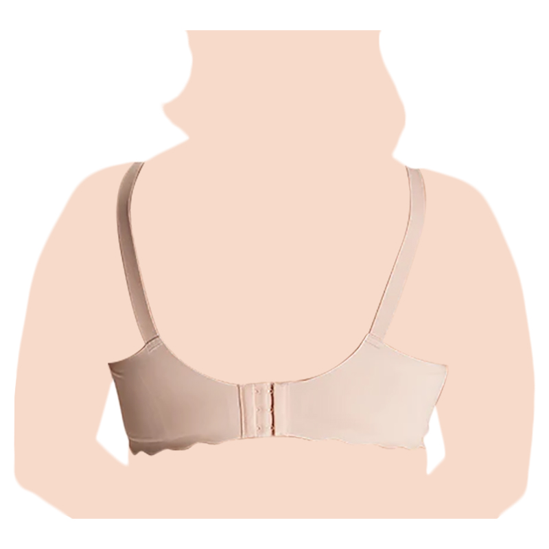 موم كوزي - حمالة صدر للرضاعة بوش اب بدون حواف حياكة بشريط جيلي - بيج