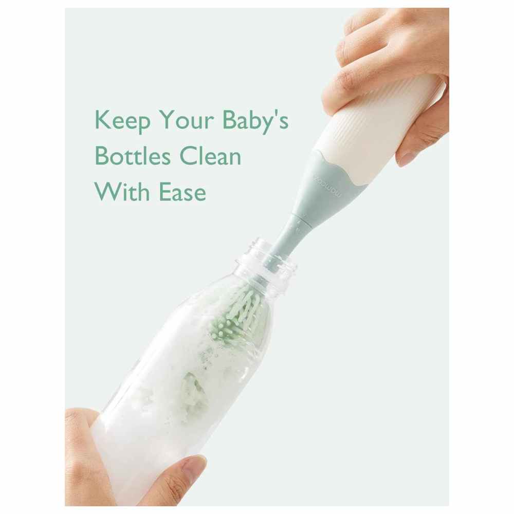 موم كوزي - مجموعة فرشاة تنظيف رضّاعات الأطفال - أخضر