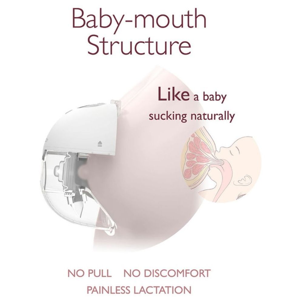 Momcozy - Hands-Free Electric Breast Pump M5 - Grey