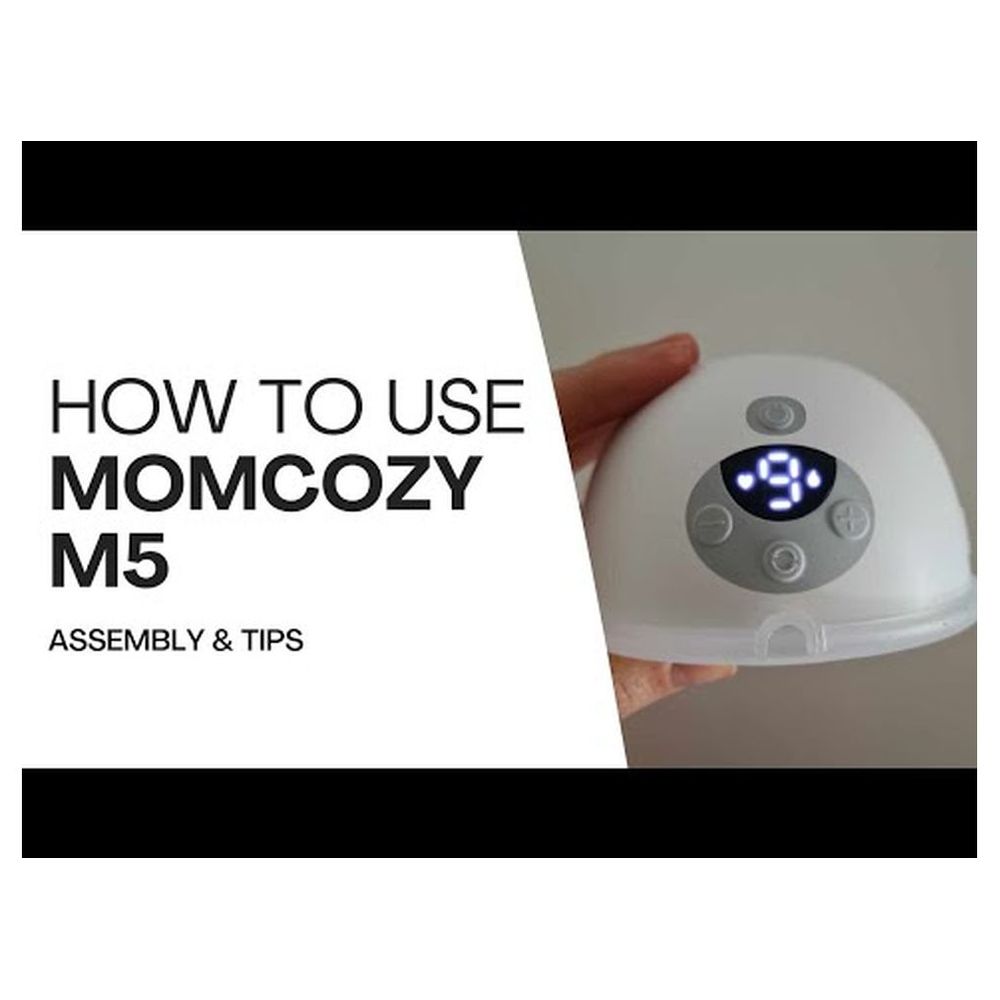 Momcozy - Hands-Free Electric Breast Pump M5 - Grey