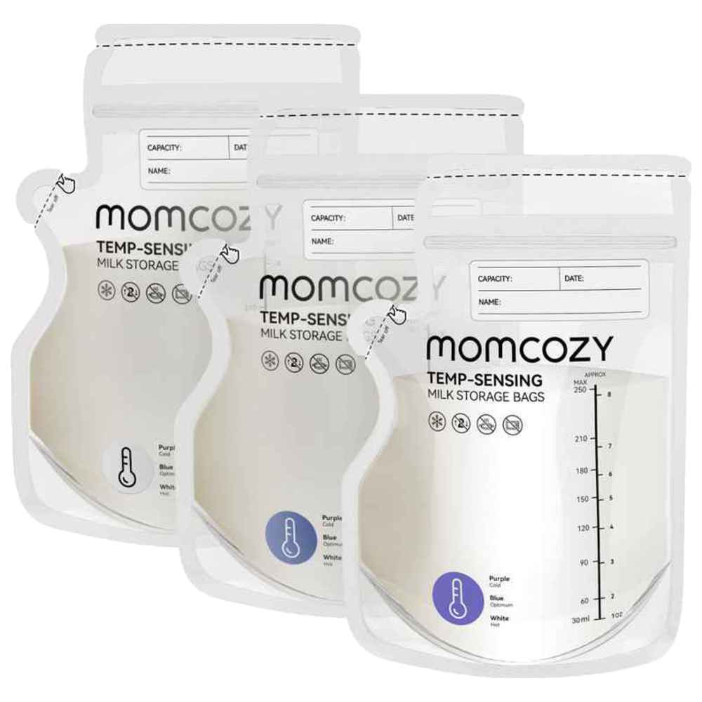 MomCozy - Temp-Sensing Breastmilk Storage Bag - 60 Pcs - 250 ml