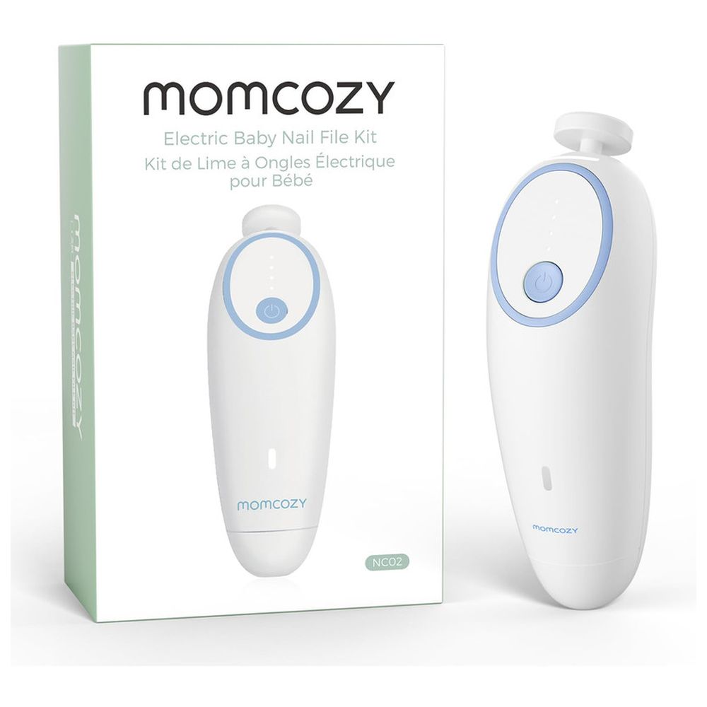 MomCozy - Electric Baby Nail File Kit - Blue