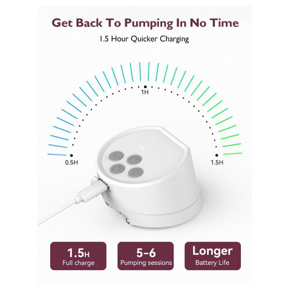 Momcozy - Hands-Free Wearable Breast Pump S12 Pro - White - 2pcs