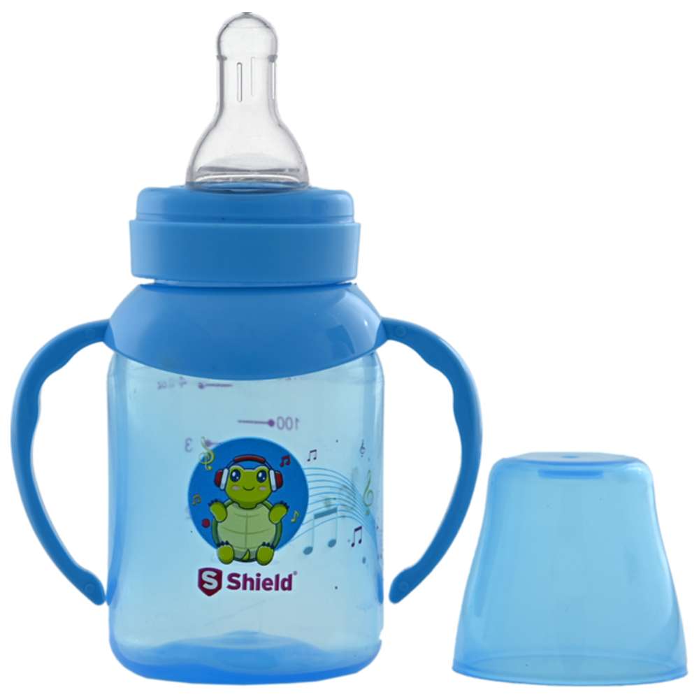 Shield Baby - Special Edition Standard Neck Feeding Bottle - 125 ml - Color May Vary - 1 Pc