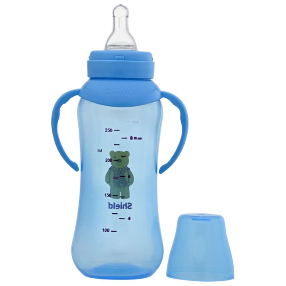 Shield Baby - Special Edition Standard Neck Feeding Bottle - 250 ml - Color May Vary - 1 Pc