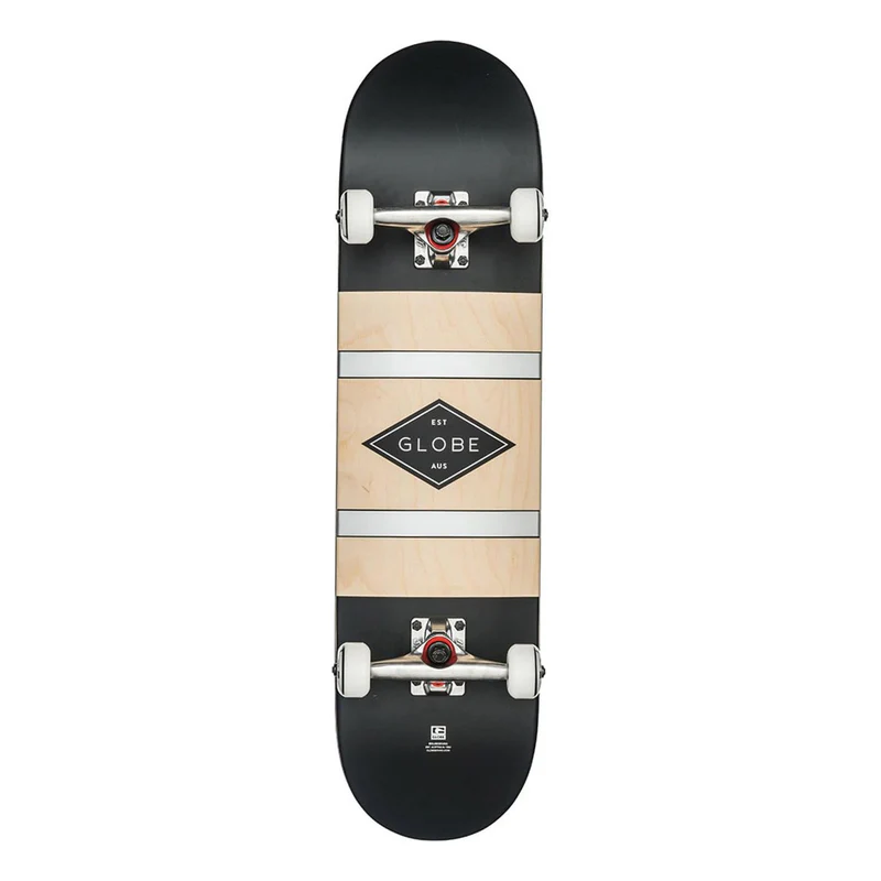 Globe G1 Diablo 2 8.0FU Skateboard - Black/Silver