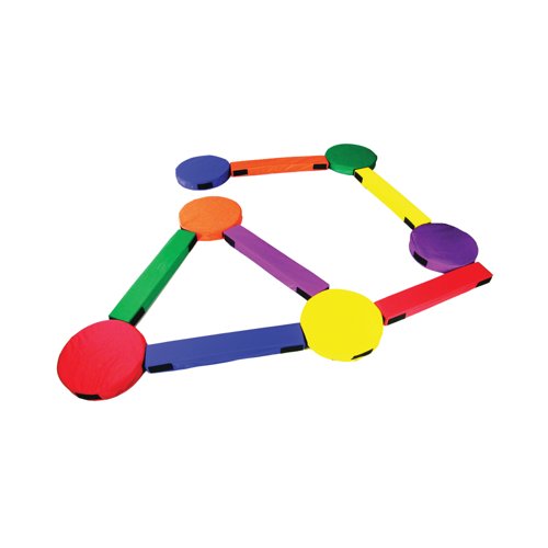 داوسون سبورتس - مجموعة مسار التوازن الإسفنجي (24 قطعة)