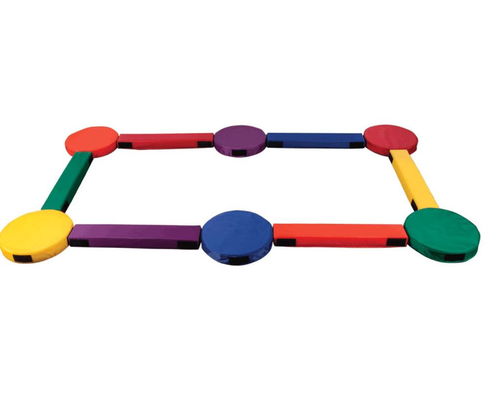 داوسون سبورتس - مجموعة مسار التوازن الإسفنجي (24 قطعة)