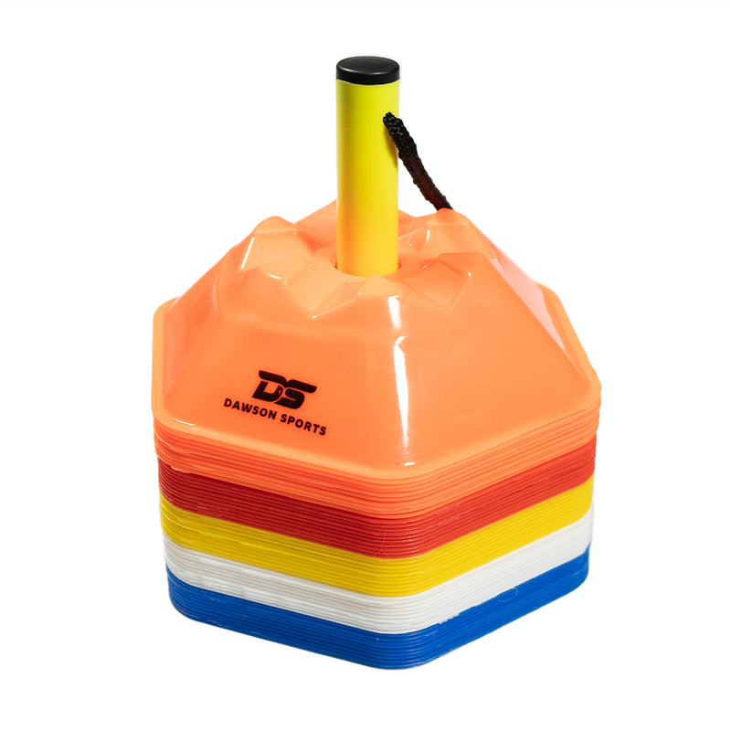 داوسون سبورتس - علامات تحديد الأرضية سداسية الشكل - 50 قطعة