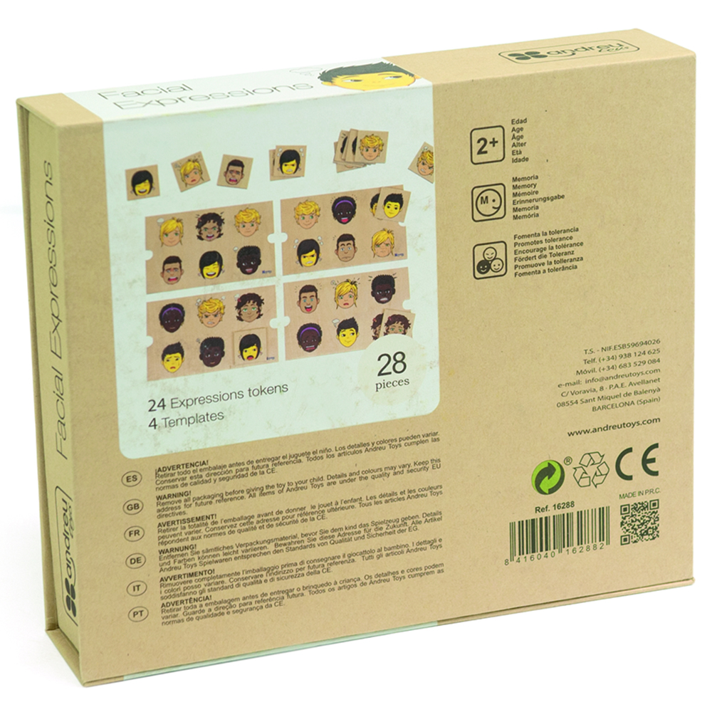 Andreu Toys - Facial Expressions Kit - 28pcs