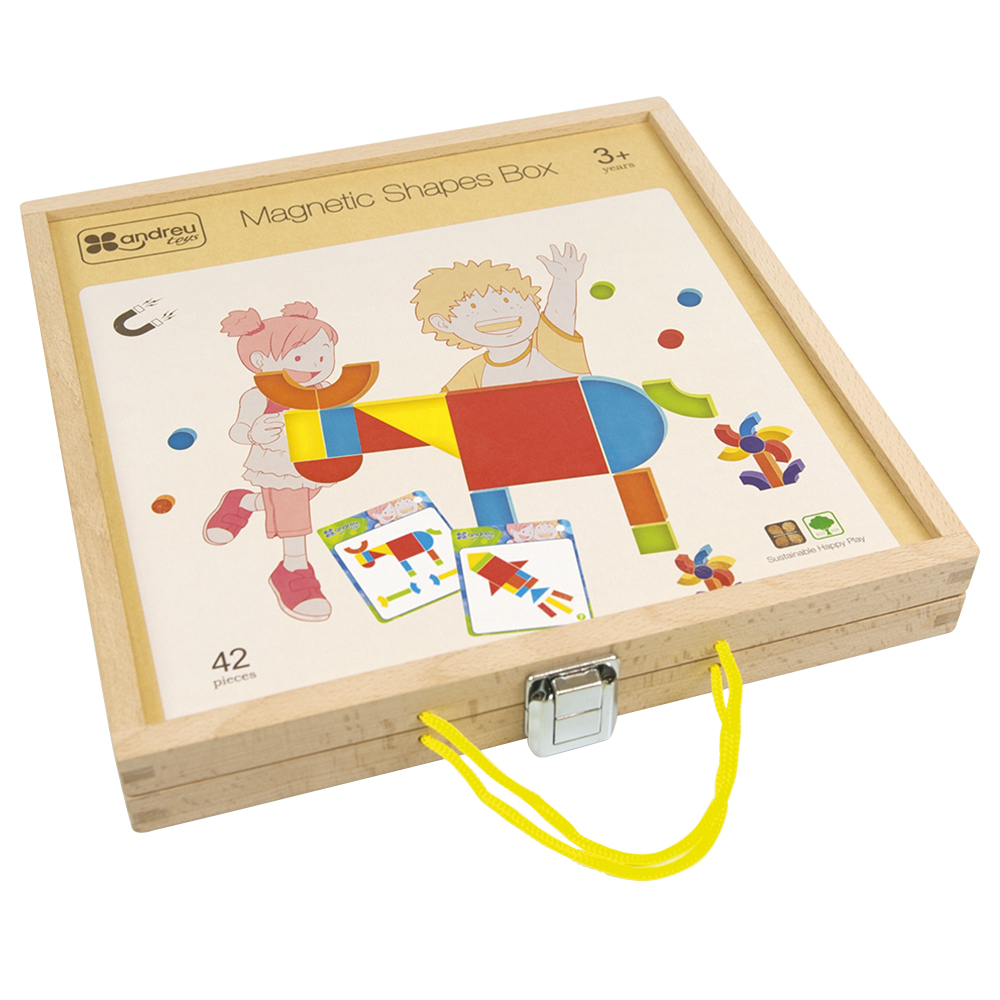 Andreu Toys - Magnetic Shapes Box - 42pcs