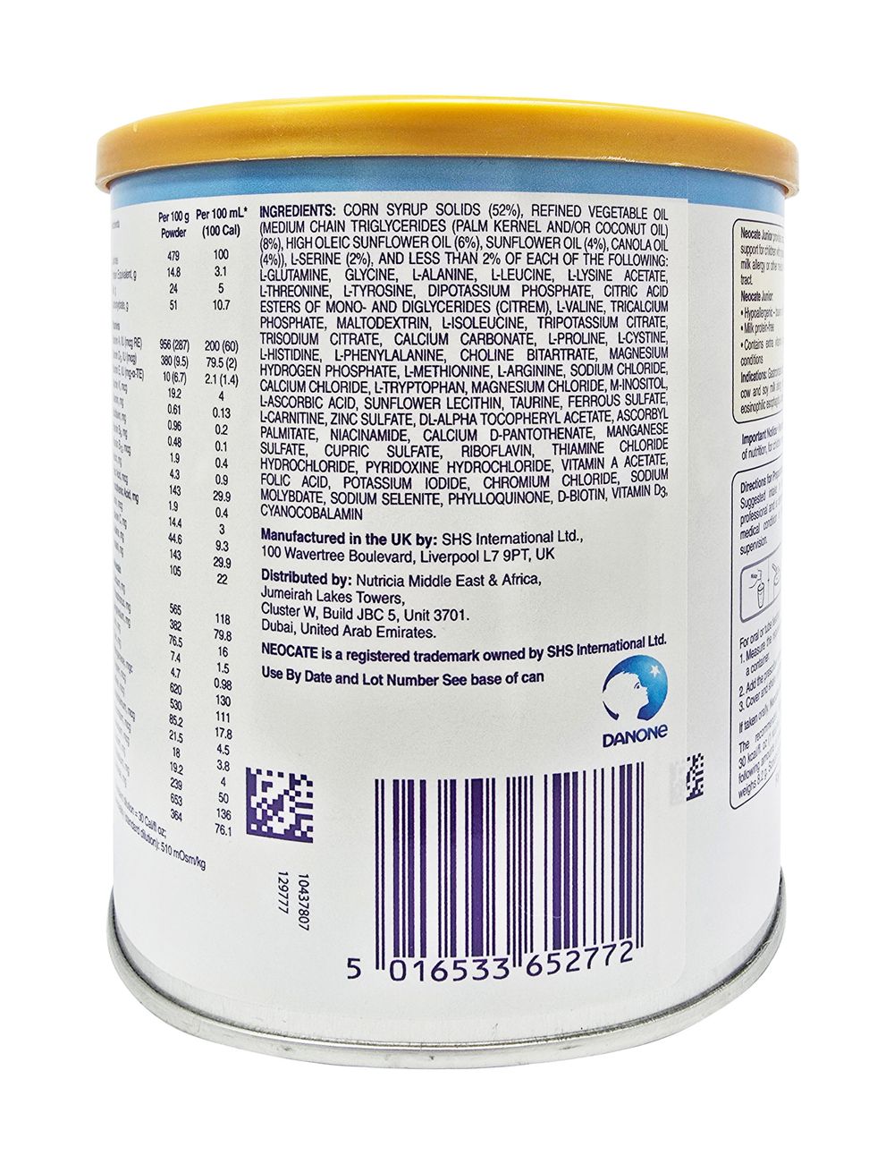 نيوكيت – حليب أطفال طبي – خالِ من النكهات – 400 غرام