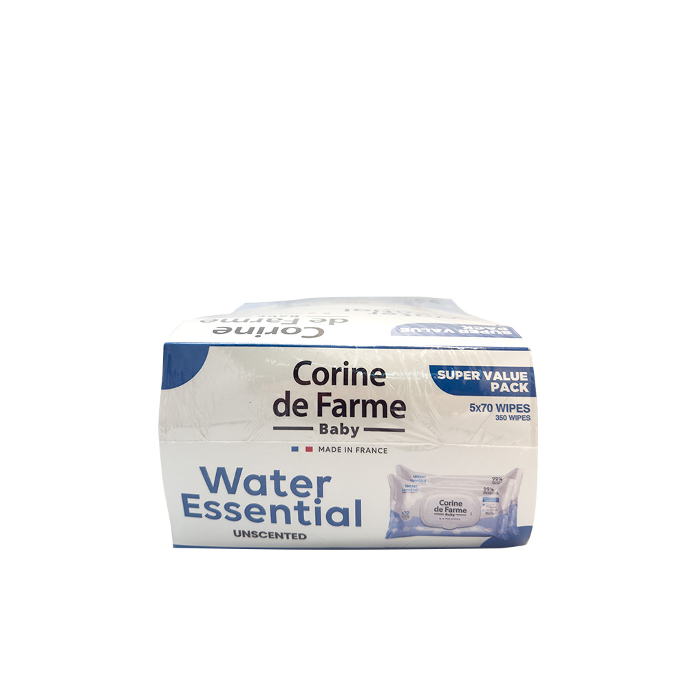 Corine De Farme - Baby Water Essential Wipes - Pack of 70 - 350pcs