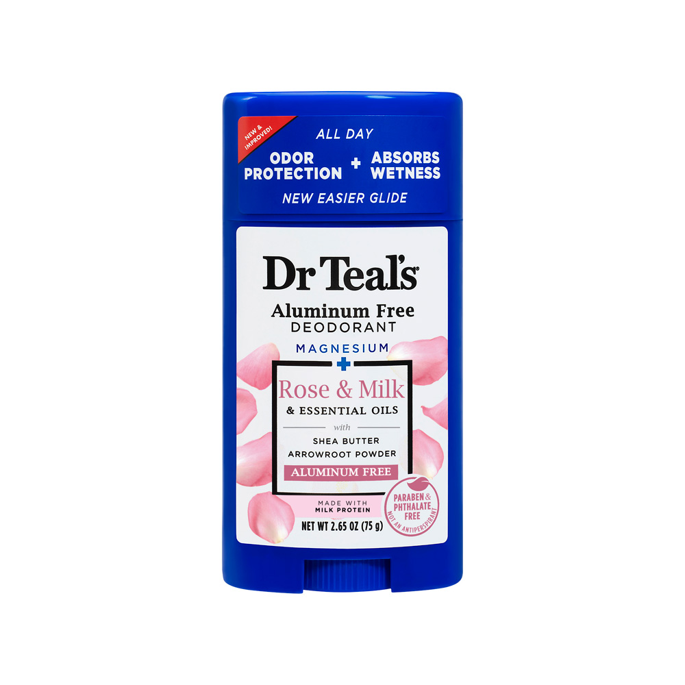 Dr Teal's Aluminium Free Deodorant - Rose & Milk - 75 gm