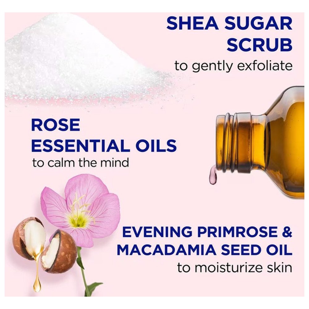 Dr Teal's - Shea Sugar Body Scrub Rose - 538g