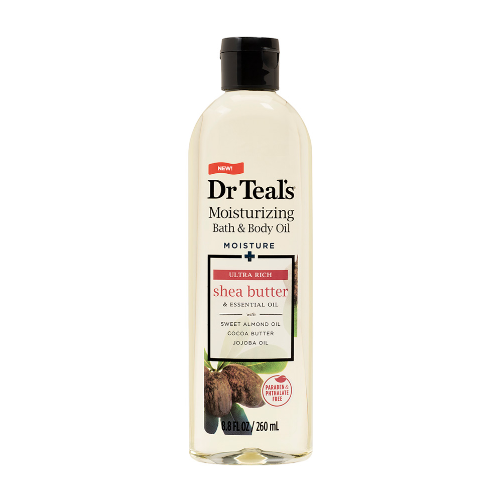 Dr Teal's Moisturizing Bath & Body Oil - Shea Butter & Essential Oil - 260 ml