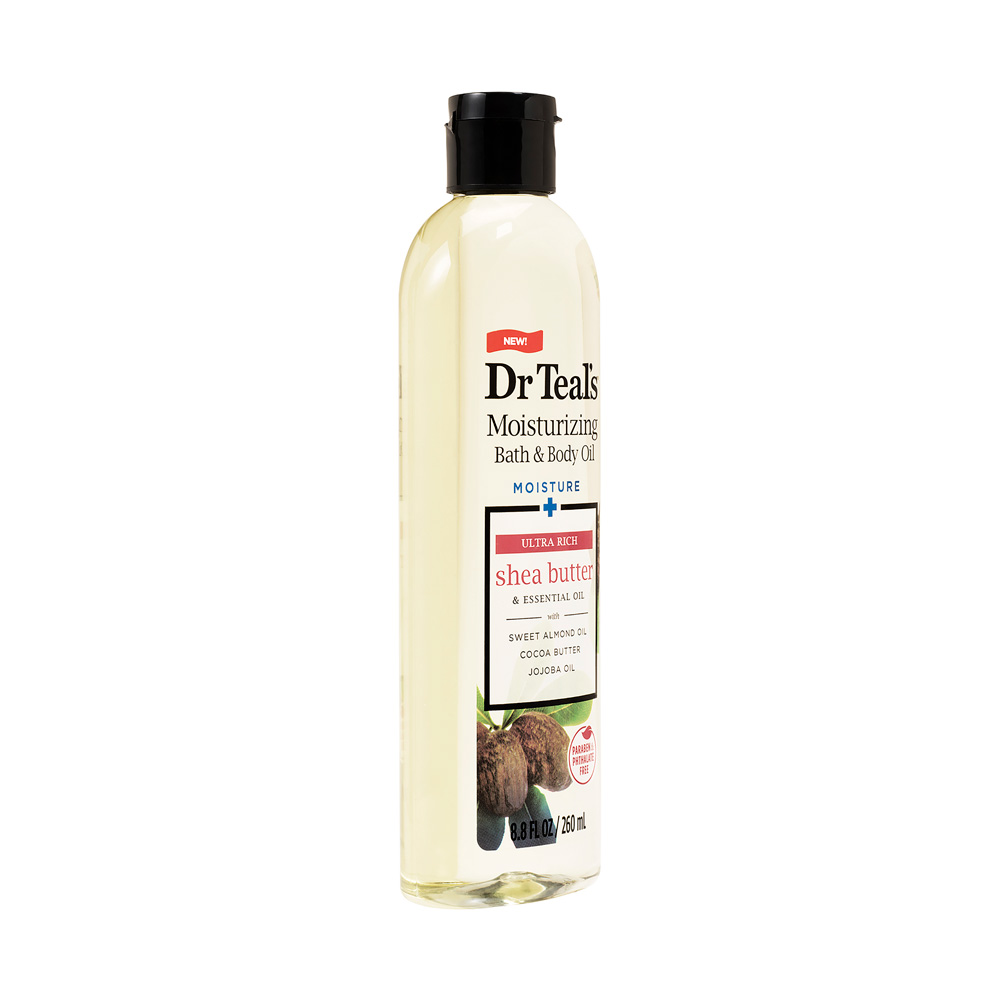Dr Teal's Moisturizing Bath & Body Oil - Shea Butter & Essential Oil - 260 ml
