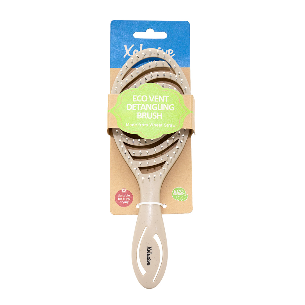Xcluzive Eco Vent Detangling Hair Brush - Beige