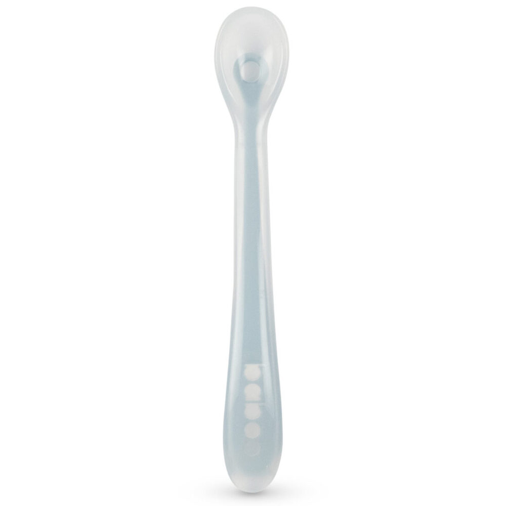 Baboo Silicone Spoon - Blue - 6m+ - 1pc