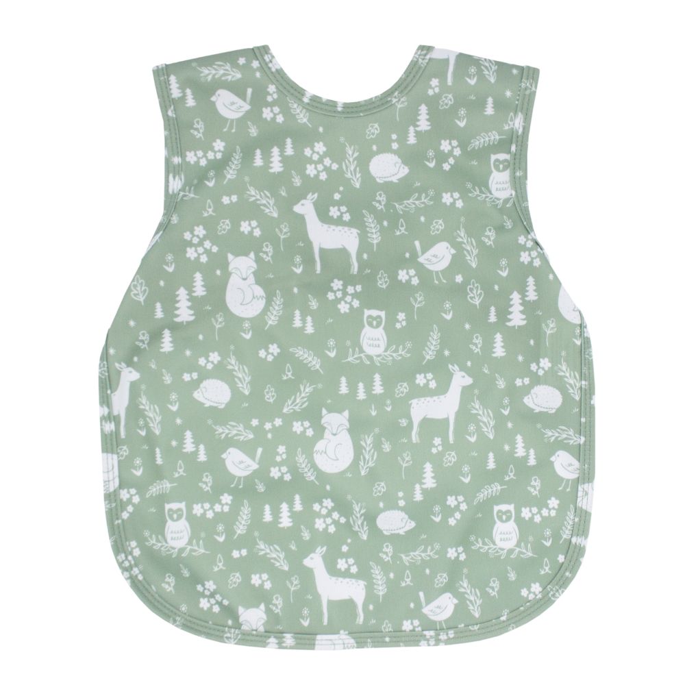 BapronBaby Feeding Bib - Forest Friends - Green