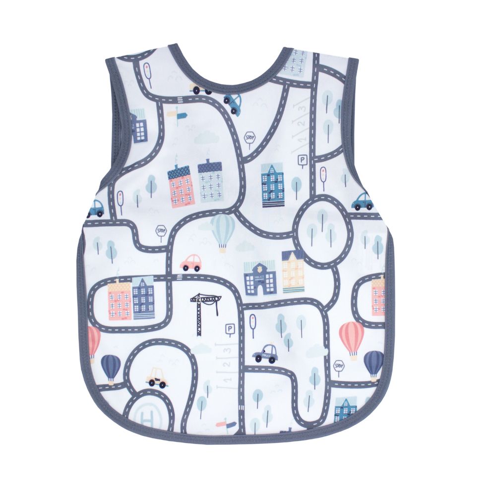 BapronBaby Feeding Bib - Tiny Town - Multicolor