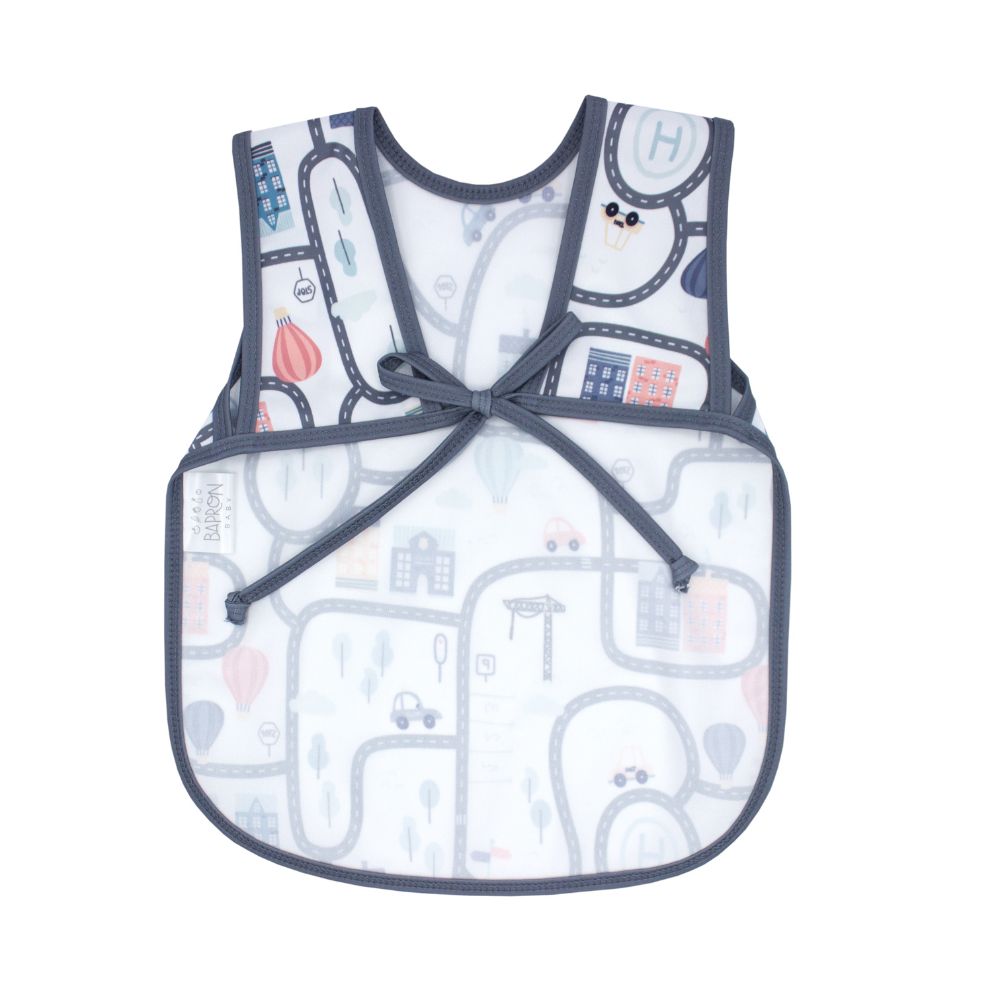 BapronBaby Feeding Bib - Tiny Town - Multicolor