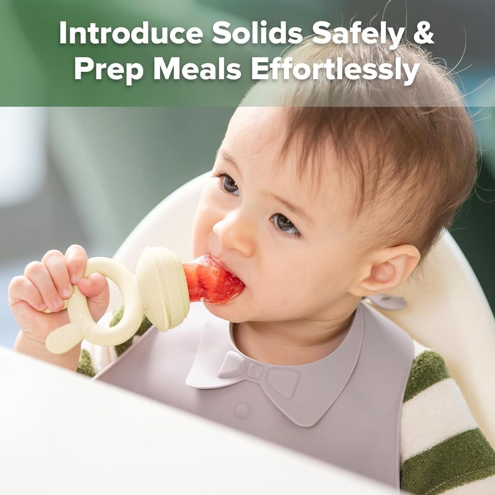 هاكا - عضاضة لإطعام الطعام الطازج مع صينية قضمة صغيرة