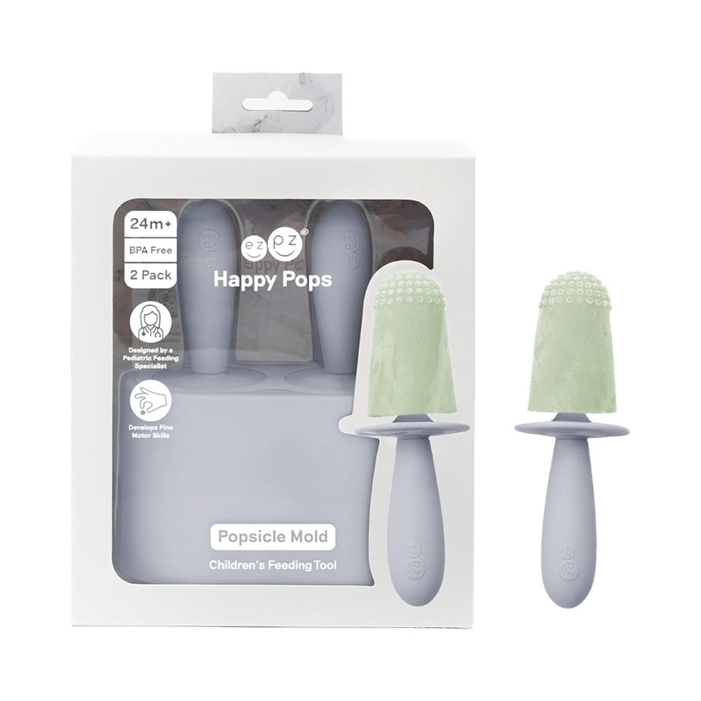 ezpz Happy Pops Popsicle - Pewter
