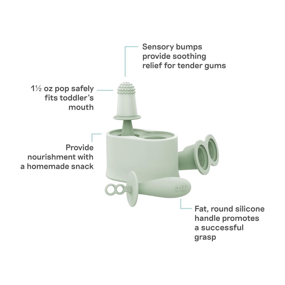 إيزي بيزي- قالب مثلجات هابي بوبس - أخضر ميرمية