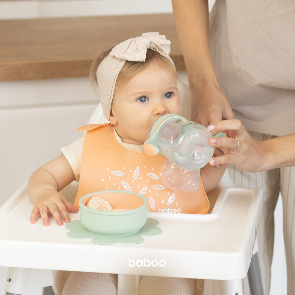 Baboo - Feeding + Weaning Bundle - Peachy Keen - 3pc
