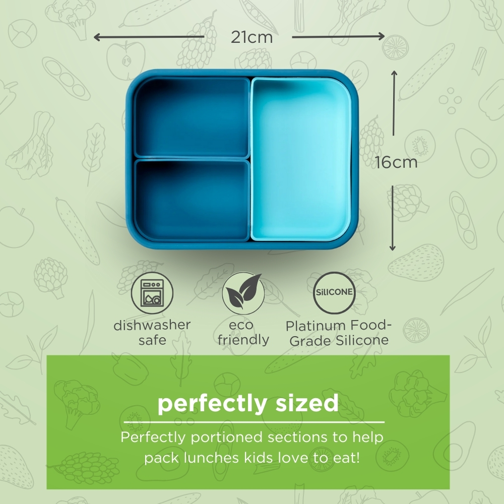 لانشبوتس - صندوق بينتو كبير - أزرق أخطبوط