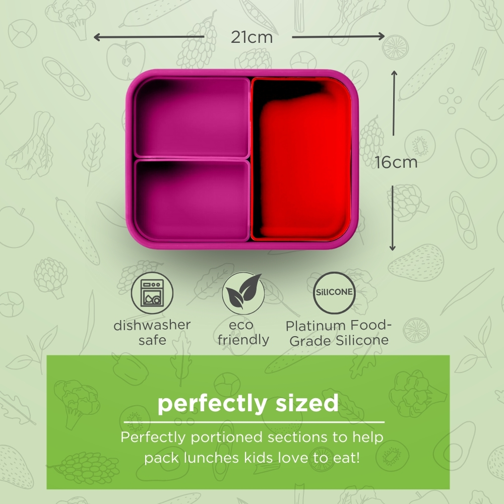 Lunchbots - Large Build-A-Bento - Mantis Shrimp - Pink