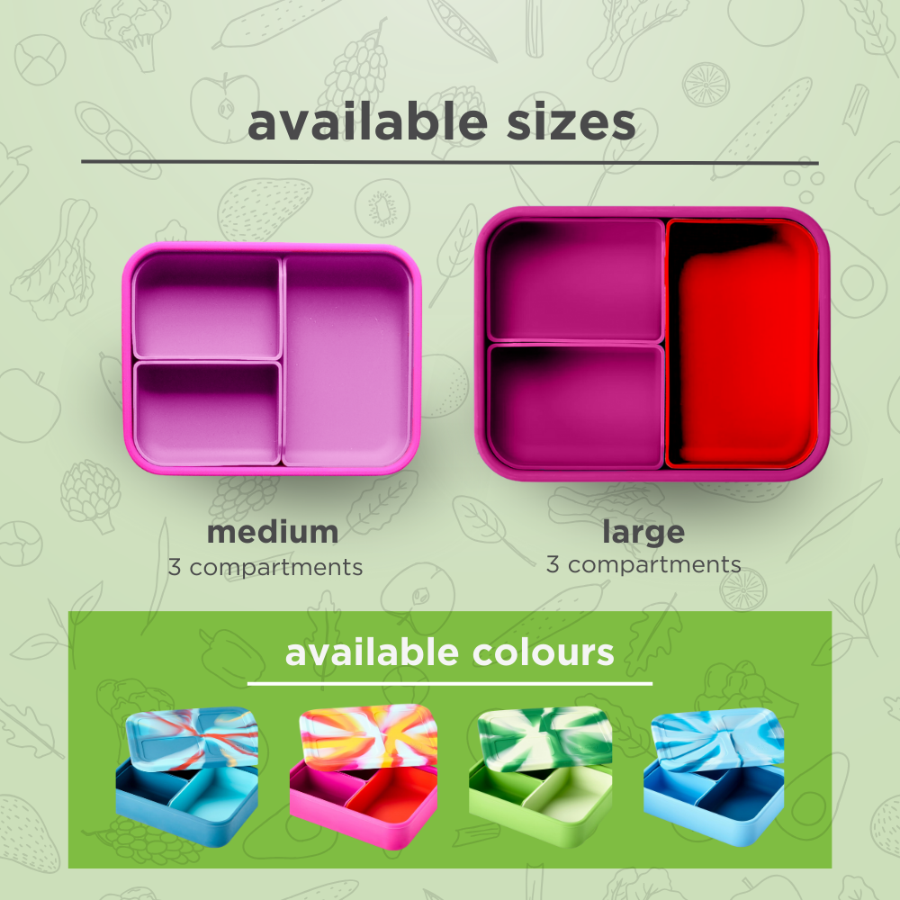 Lunchbots - Large Build-A-Bento - Mantis Shrimp - Pink