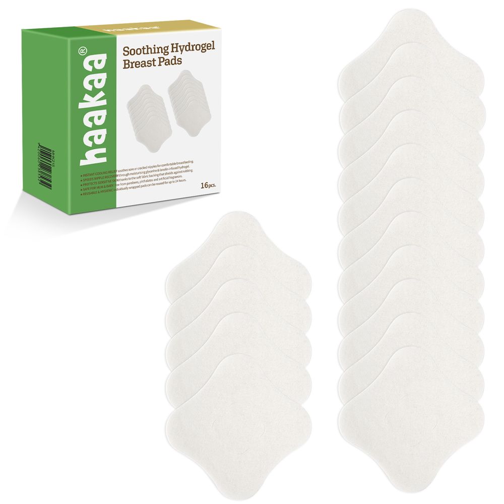 هاكا - كمادات صدر هيدروجيل مهدئة - عدد 16