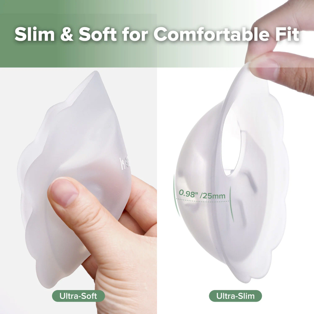 Haakaa - Petal Soft Silicone Milk Collector - Clear - 1 Pc